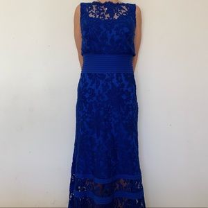 Tadashi Shoji Size 4 Blue Evening Dress